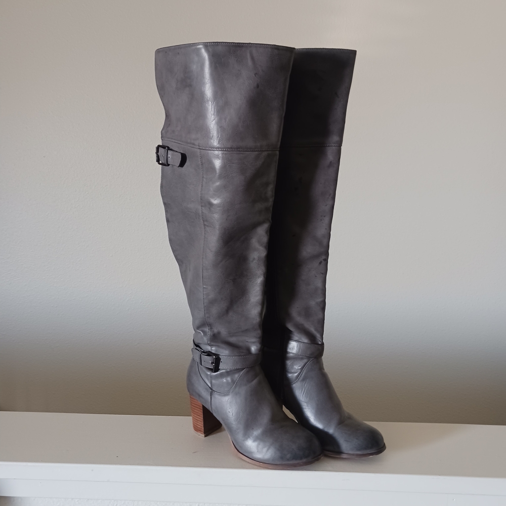 Torrid Charcoal Over the Knee Boots